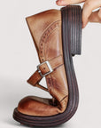 Avenisse™ | Leather Mary Janes