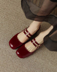 Tavessa™| Leather mary Janes