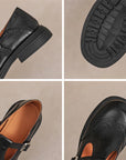 Valenza™| Risla Leather Mary Janes