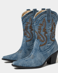 Selinne™| Denim Ankle Boots