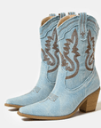 Selinne™| Denim Ankle Boots