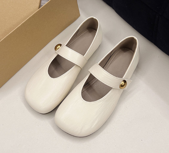 Irene™| Leather Mary Janes