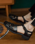 Silnora™| Buckle Shoes